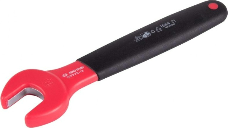 Ключ рожковый диэлектрический KING TONY 10F0VE-18 мм [10F0VE-18]