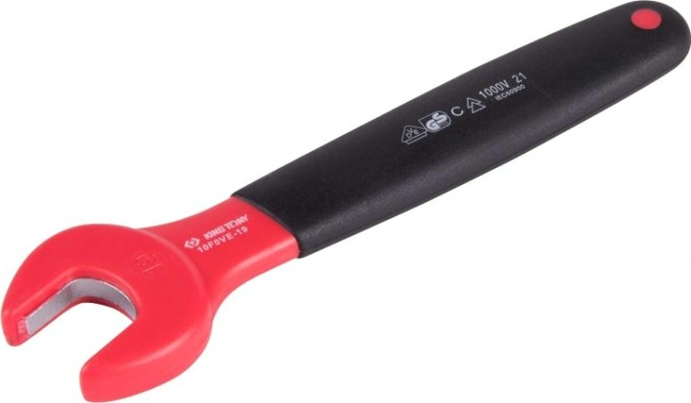 Ключ рожковый диэлектрический KING TONY 10F0VE-19 мм [10F0VE-19]