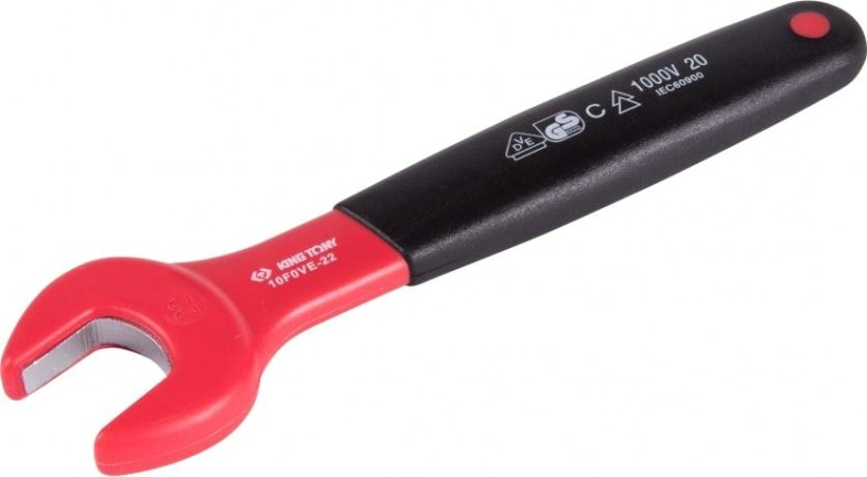Ключ рожковый диэлектрический KING TONY 10F0VE-22 мм [10F0VE-22]