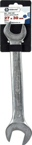 Ключ рожковый Кобальт 248-160 27x30 мм cr-v