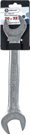 Ключ рожковый Кобальт 248-177 30x32 мм cr-v Ключ рожковый Кобальт 248-177 30x32 мм cr-v