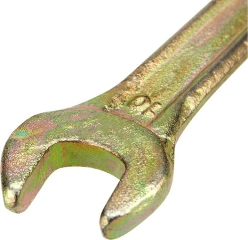 Ключ рожковый REXANT 12-5824-2 10х11 мм, желтый цинк