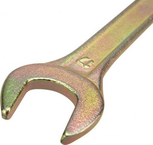 Ключ рожковый REXANT 12-5830-2 17х19 мм, желтый цинк Ключ рожковый REXANT 12-5830-2 17х19 мм, желтый цинк