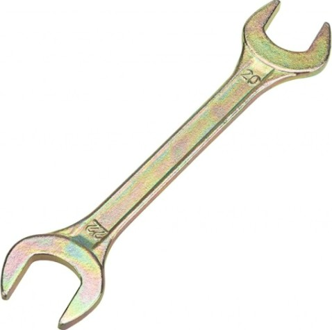Ключ рожковый REXANT 12-5832-2 20х22 мм, желтый цинк