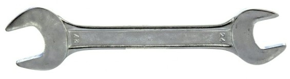 Ключ рожковый Sparta 24х27 мм хромированный [144775]