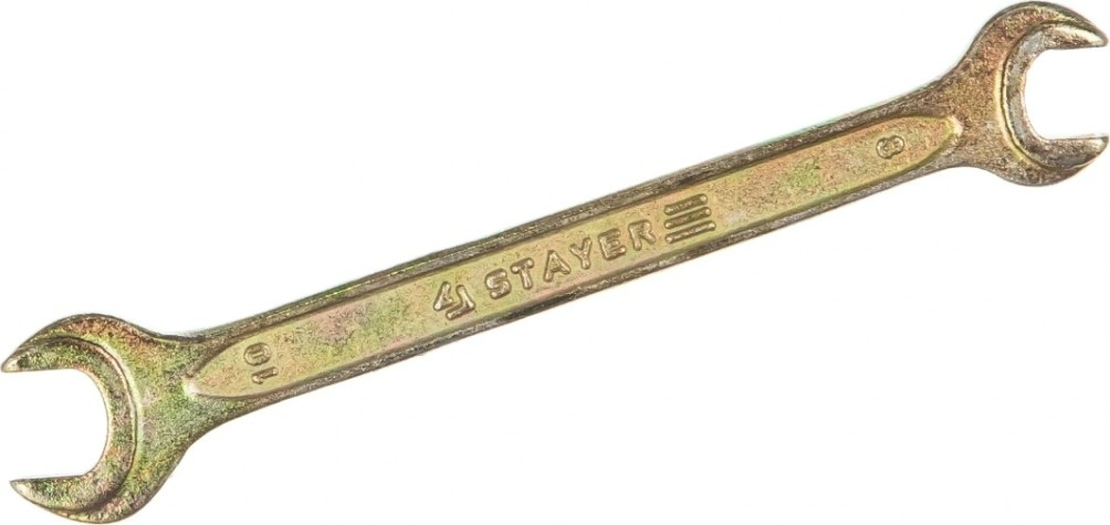 Ключ рожковый STAYER MASTER гаечный 8x10 мм, [27038-08-10]