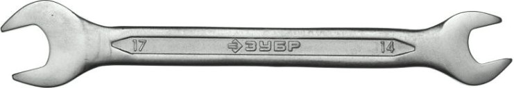 Ключ рожковый ЗУБР 14 x 17 мм 27010-14-17 [27010-14-17_z01]
