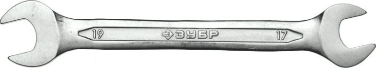 Ключ рожковый ЗУБР 17 x 19 мм 27010-17-19 [27010-17-19_z01]