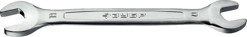 Ключ рожковый ЗУБР МАСТЕР гаечный 17x19 мм,