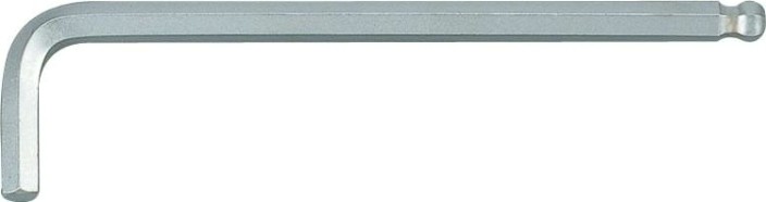 Ключ шестигранный KING TONY 113008S г-образный 1/4", дюймовый, 38,0х141,0 мм, с шаровы