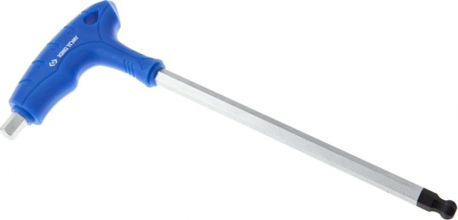 Ключ шестигранный KING TONY Г-образный 10 мм, с шаровым окончанием [116010M]