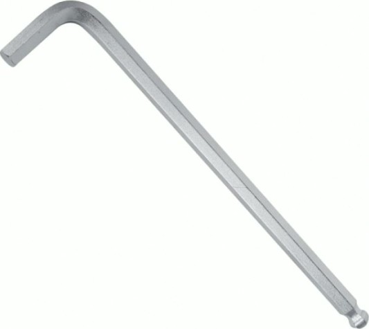 Ключ шестигранный KING TONY Г-образный 19 мм, 89х379 мм, с шаровым окончанием [ST112019M]