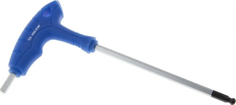 Ключ шестигранный KING TONY Г-образный 4 мм, с шаровым окончанием [116004M]