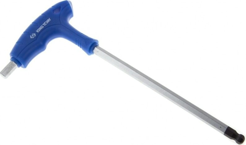 Ключ шестигранный KING TONY Г-образный 7 мм, с шаровым окончанием [116007M]