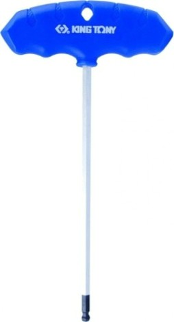 Ключ шестигранный KING TONY Т-образный 8 мм, 120х240 мм, с шаровым окончанием [115008MR]