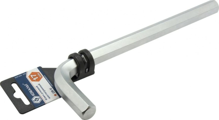 Ключ шестигранный Кобальт 649-844 угловой 17 мм cr-v