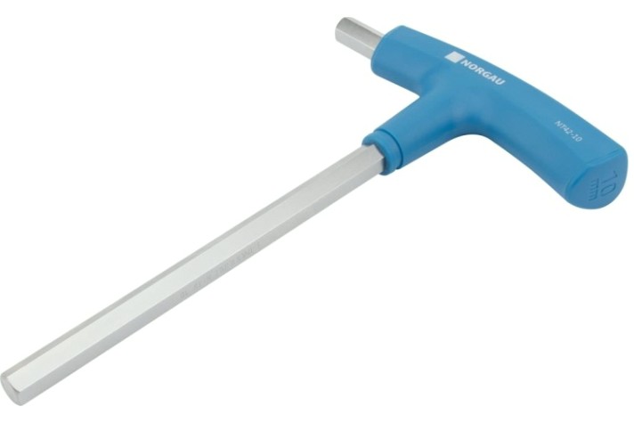 Ключ шестигранный Norgau 10 мм т-образный. [061009100]