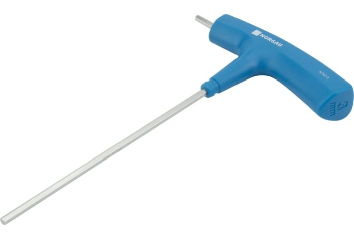 Ключ шестигранный Norgau 3 мм т-образный. [061009030]