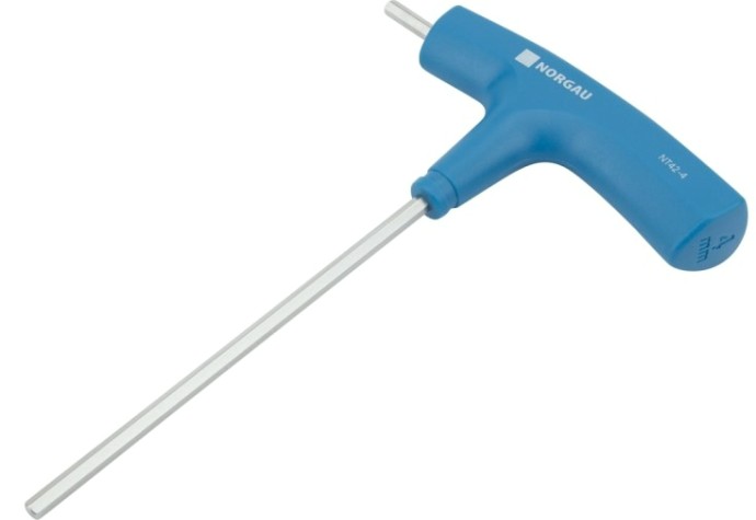 Ключ шестигранный Norgau 4 мм т-образный. [061009040]