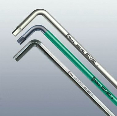 Ключ шестигранный WERA L-образный BlackLaser со сферической головкой 950 PKL BM SW 2.5 мм WE-027103SL [WE-027103]