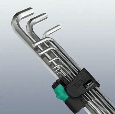 Ключ шестигранный WERA L-образный хромированный 950 L SW 12.0 мм WE-021645 [WE-021645]