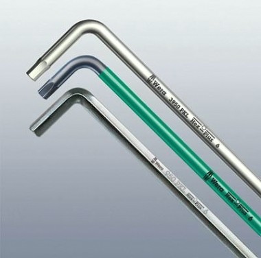 Ключ шестигранный WERA L-образный хромированный со сферической головкой 950 PKL SW 10.0 мм WE-022066 [WE-022066]