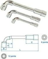 Ключ торцевой Г-образный KING TONY 1080-23 23 мм