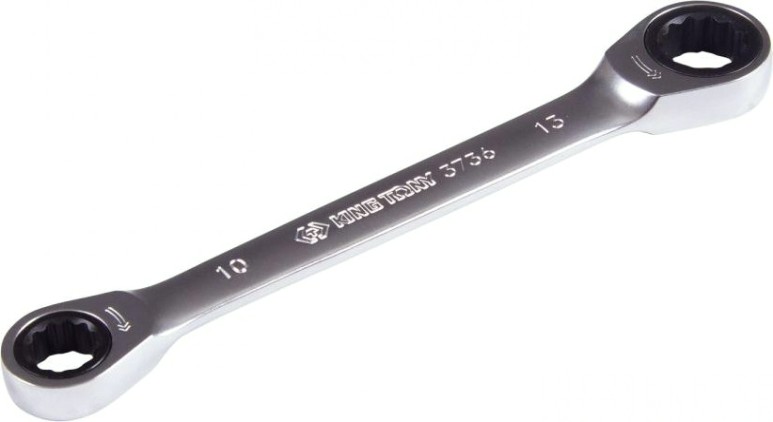 Ключ трещоточный накидной KING TONY 10х13 мм прямой [37361013M]
