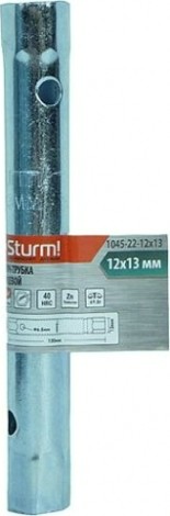 Ключ трубчатый торцевой Sturm 1045-22-12x13 12х13 мм, оцинкованный