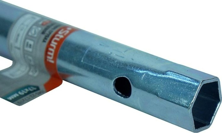 Ключ трубчатый торцевой Sturm 1045-22-17x19 17х19 мм, оцинкованный
