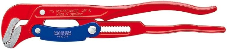 Ключ трубный KNIPEX 8360015 1 1/2", s-образные тонкие губки, с быстрой регулир [KN-8360015]