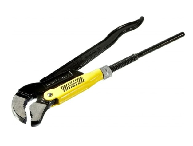 Ключ трубный рычажный HANSKONNER HK1045-04-P1 1", №1, 300мм, 45°, CrV сталь, закаленные губки