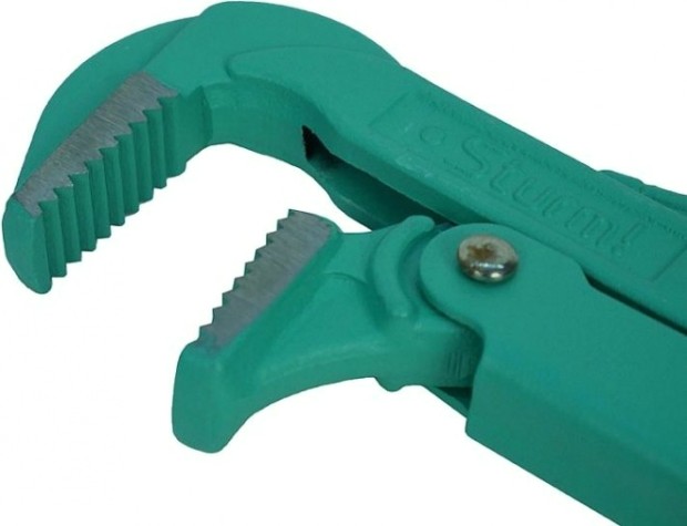 Ключ трубный рычажный Sturm 1045-01-1 цельнокован., губки закал. током