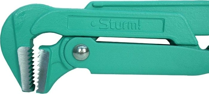 Ключ трубный рычажный Sturm 1045-01-15 цельнокован., губки закал. током