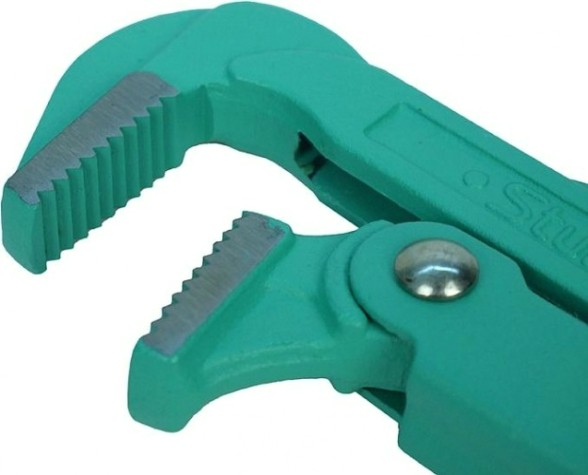 Ключ трубный рычажный Sturm 1045-01-15 цельнокован., губки закал. током