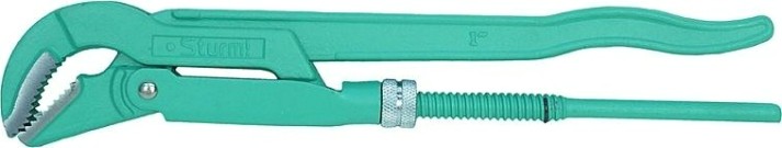Ключ трубный рычажный Sturm 1045-02-1 цельнокован., губки закал. током