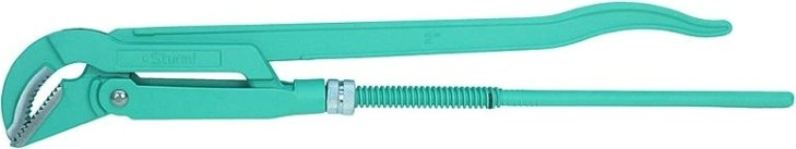 Ключ трубный рычажный Sturm 1045-02-2 цельнокован., губки закал. током