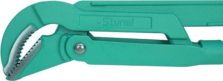 Ключ трубный рычажный Sturm 1045-02-2 цельнокован., губки закал. током