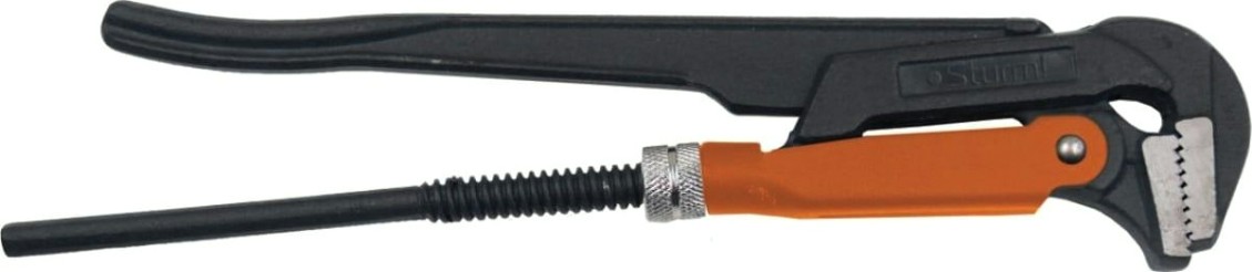 Ключ трубный рычажный Sturm 1045-03-P15 цельнокован., губки закал. током