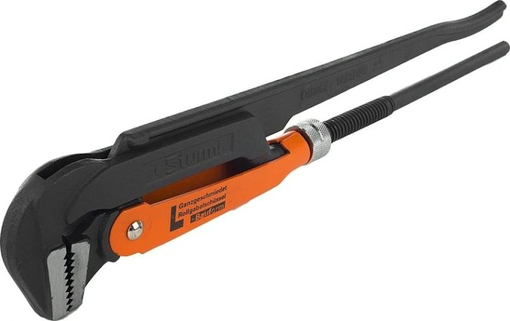 Ключ трубный рычажный Sturm 1045-03-P2 цельнокован., губки закал. током