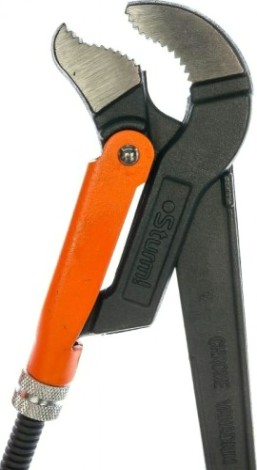 Ключ трубный рычажный Sturm 1045-04-P1 цельнокован., губки закал. током