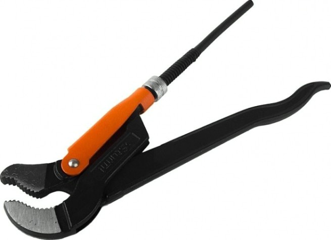 Ключ трубный рычажный Sturm 1045-04-P15 цельнокован., губки закал. током