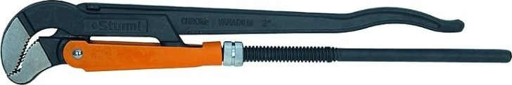 Ключ трубный рычажный Sturm 1045-04-P2 цельнокован., губки закал. током