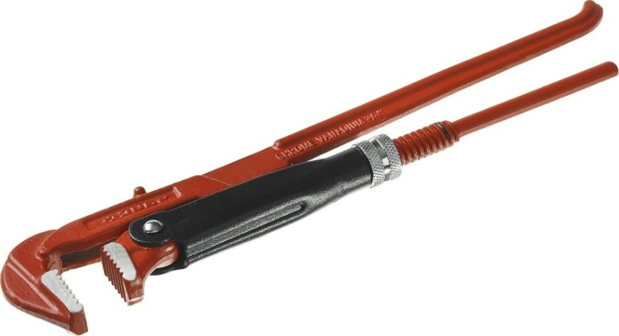 Ключ трубный ЗУБР МАСТЕР №0, прямые губки [27314-0]