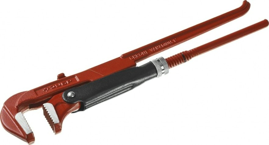 Ключ трубный ЗУБР МАСТЕР №1, прямые губки [27314-1]