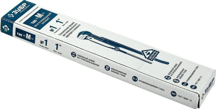 Ключ трубный ЗУБР "ПРОФЕССИОНАЛ", № 1, 1" 27335-1 [27335-1_z02]