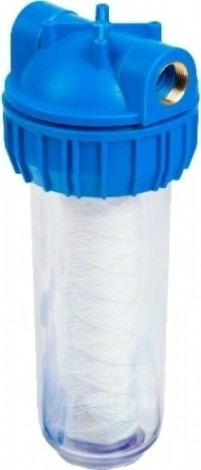 Колба UNIPUMP 10" CFC-10K (резьба 1/2") с картриджем SC-10W (5мкм) [53802]