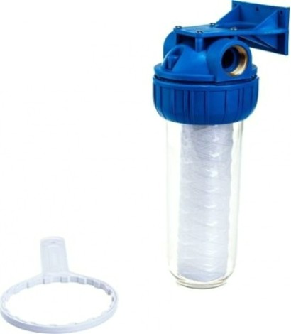 Колба UNIPUMP 10" CFC-10K (резьба 1") с картриджем SC-10W (5мкм) [85073]