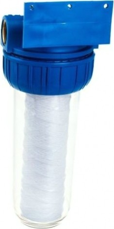 Колба UNIPUMP 10" CFC-10K (резьба 1") с картриджем SC-10W (5мкм) [85073]