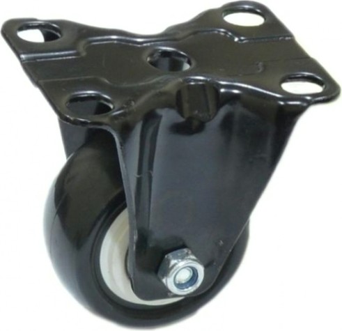 Колесная опора аппаратная MFK-TORG 4052050 черная резина неповоротное 50мм Колесная опора аппаратная MFK-TORG 4052050 черная резина неповоротное 50мм